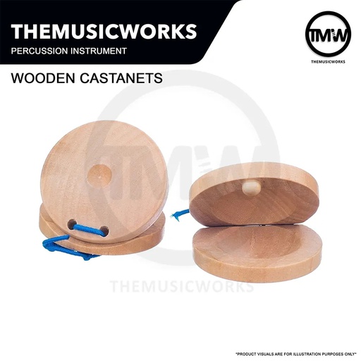PCC001 TMW PERCUSSION Castanet Wooden (PRELOVED)