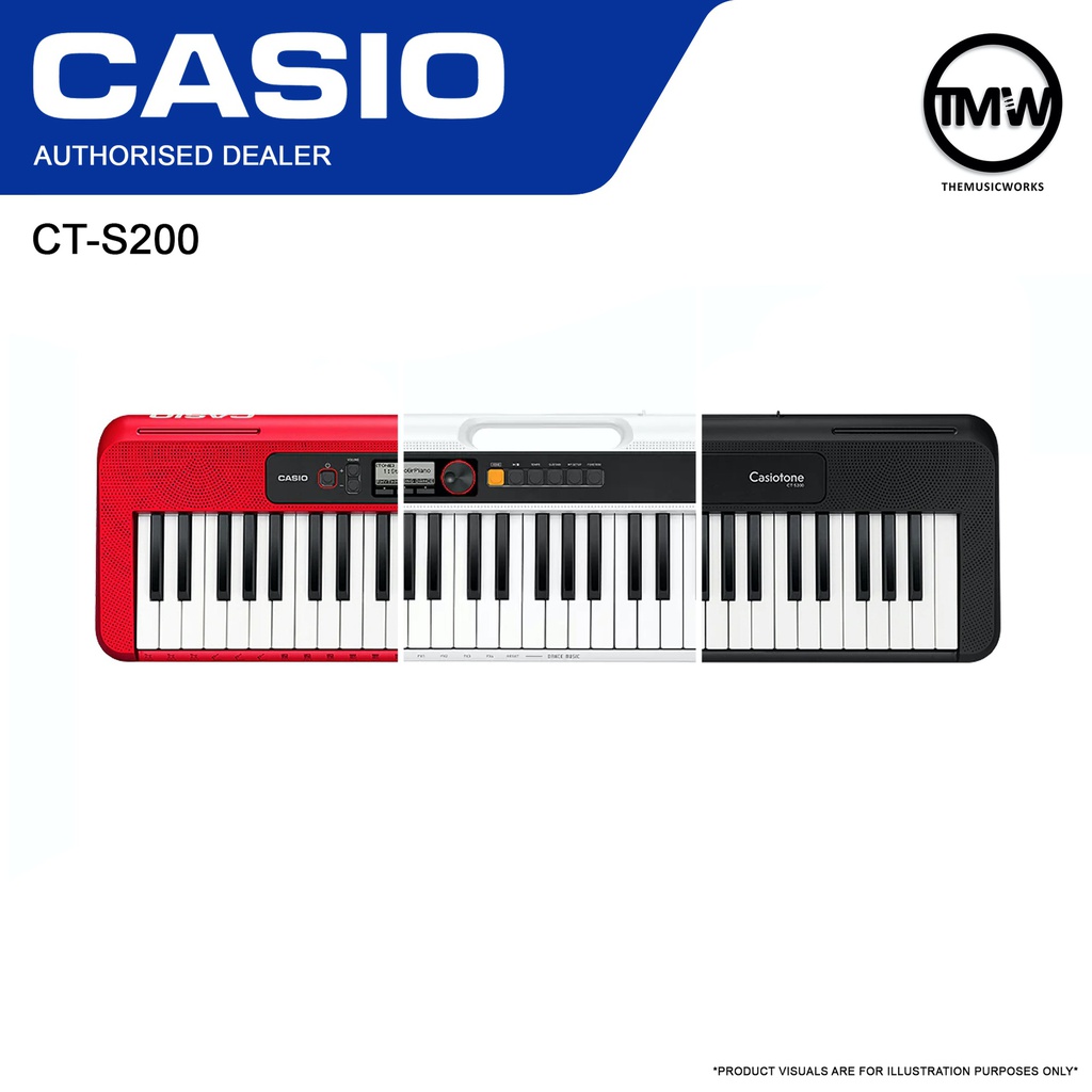 Casio Keyboard STD CT-S200 61 Keys